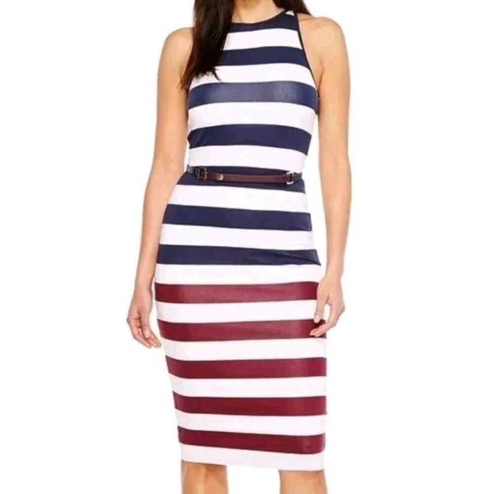Ted Baker Yuni Rowing Stripe Bodycon Women's Dress Size 2 (US 6) New With Tags